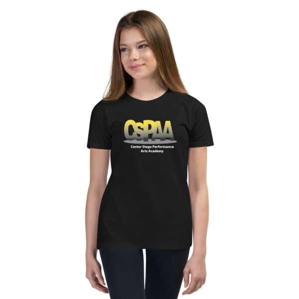 CSPAA youth shirt in black